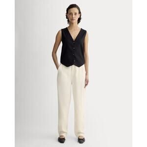 Everlane Women's Chino in Buttersoft in Bone White, Size 4